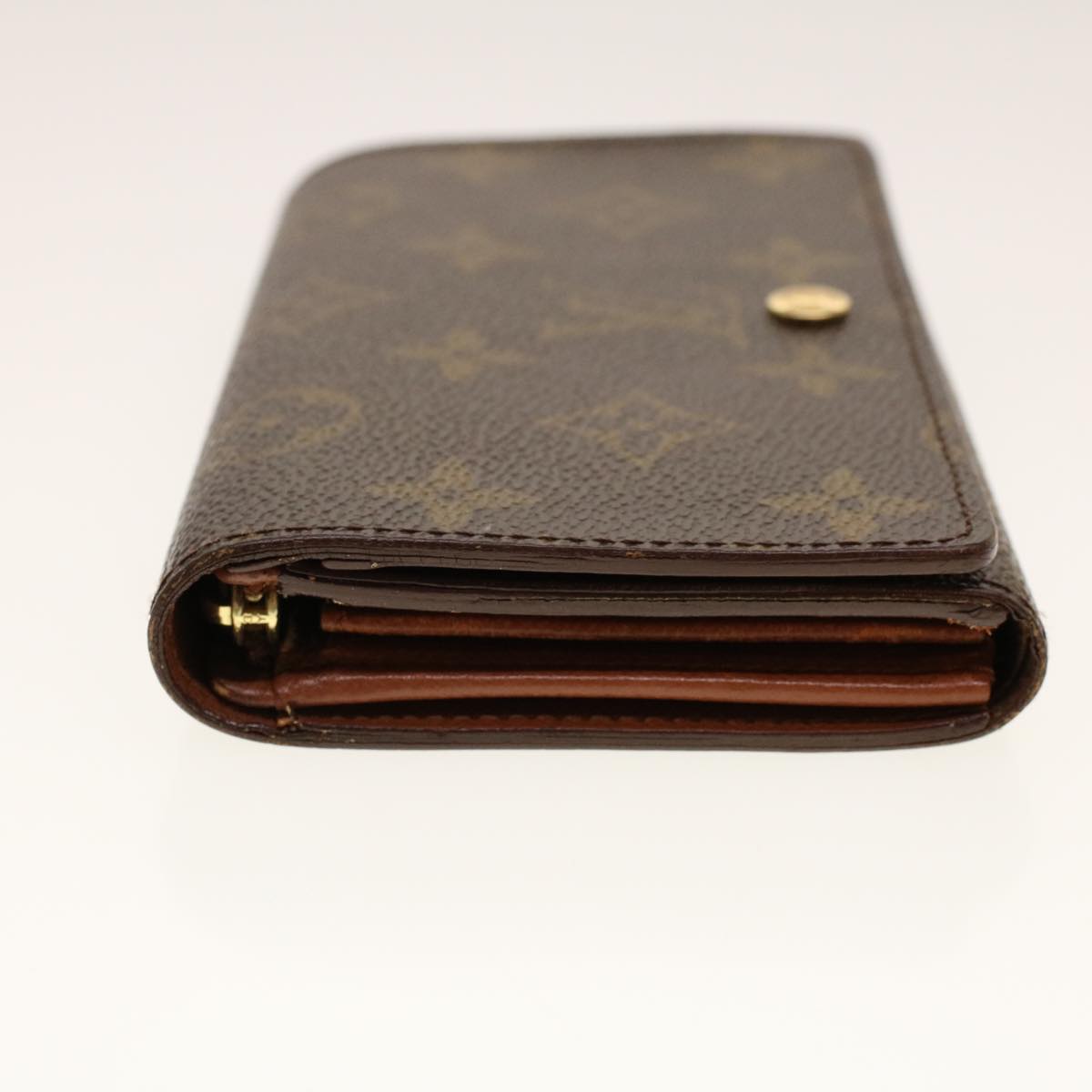 LOUIS VUITTON Monogram Porte Monnaie Billets Tresor Wallet M61730 Auth yk6862B