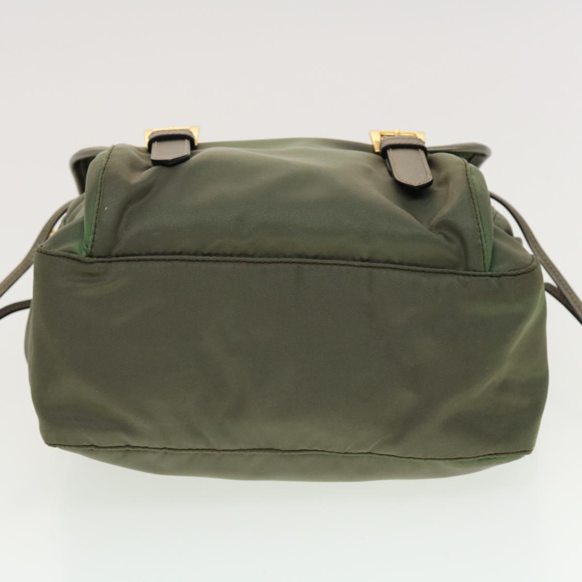 PRADA Shoulder Bag Nylon Green Auth yk6873B