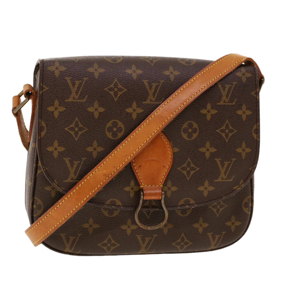 LOUIS VUITTON Monogram Saint Cloud GM Shoulder Bag M51242 LV Auth yk6901B