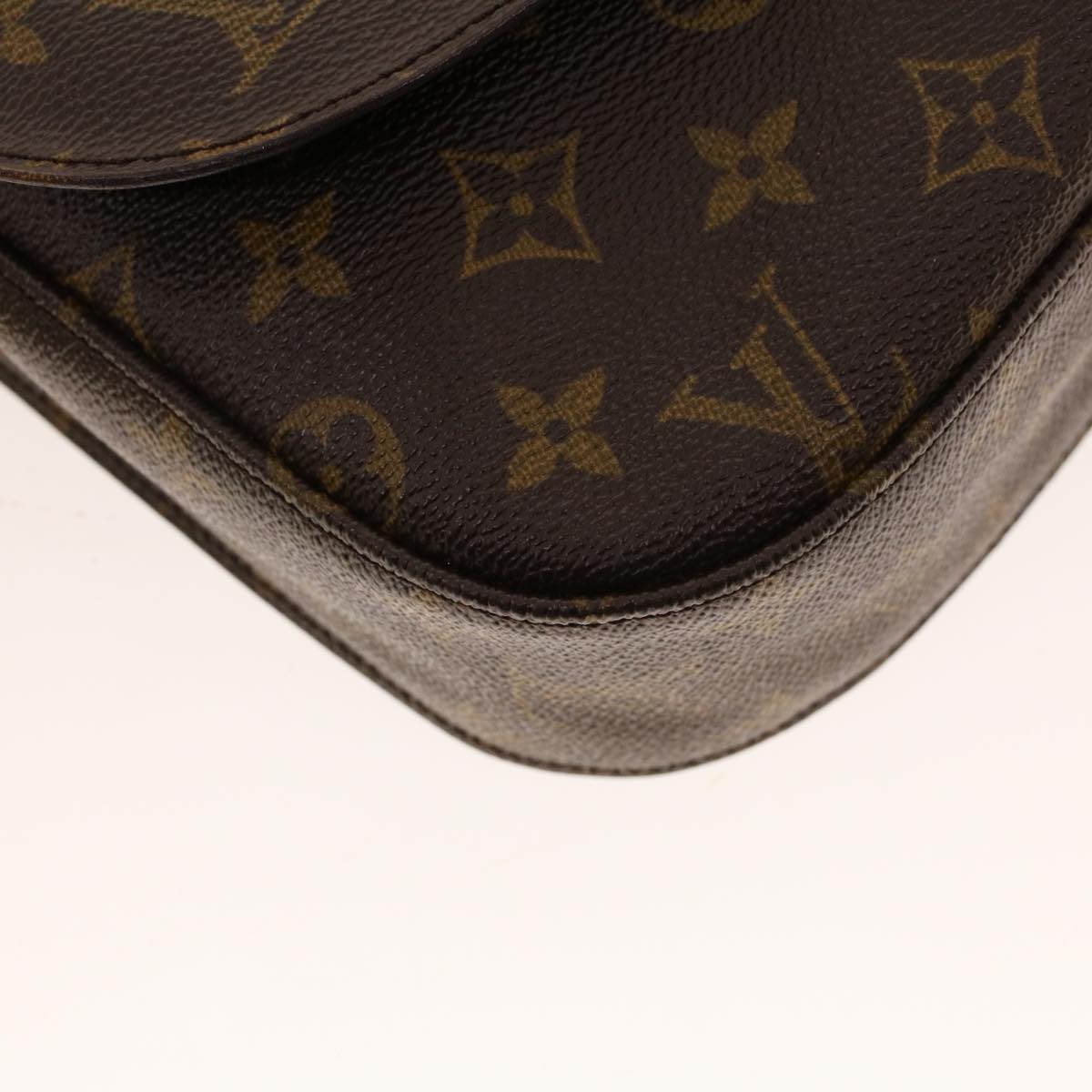 LOUIS VUITTON Monogram Saint Cloud GM Shoulder Bag M51242 LV Auth yk6901B