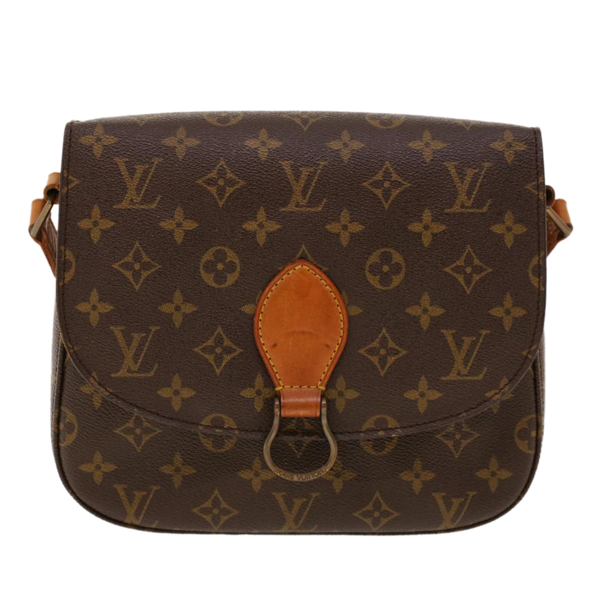 LOUIS VUITTON Monogram Saint Cloud GM Shoulder Bag M51242 LV Auth yk6901B