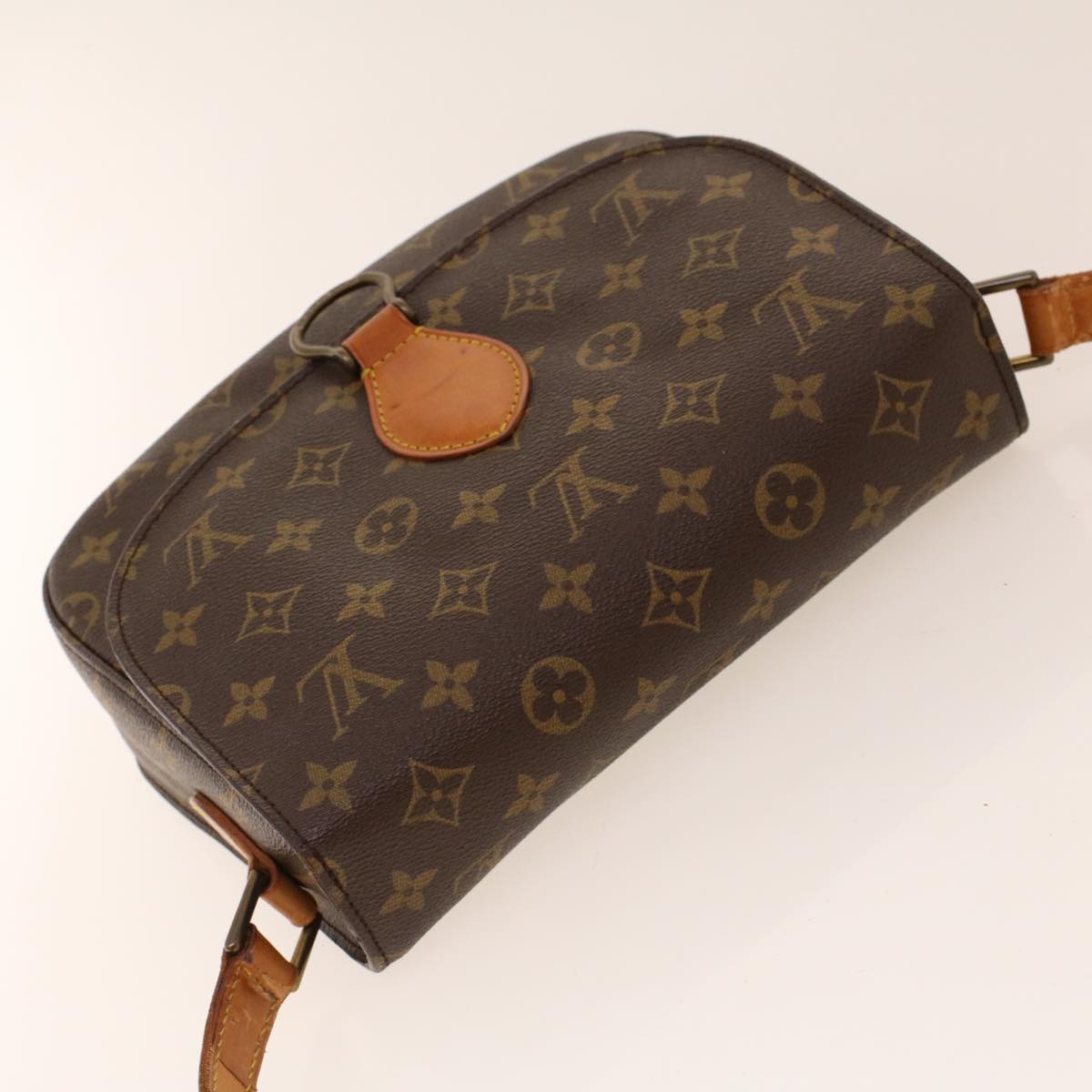 LOUIS VUITTON Monogram Saint Cloud GM Shoulder Bag M51242 LV Auth yk6901B