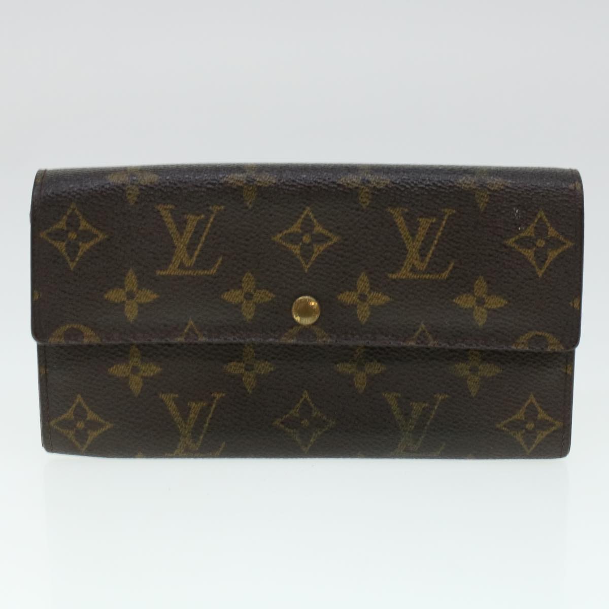 LOUIS VUITTON Monogram Damier Ebene Wallet 4Set LV Auth yk6914B