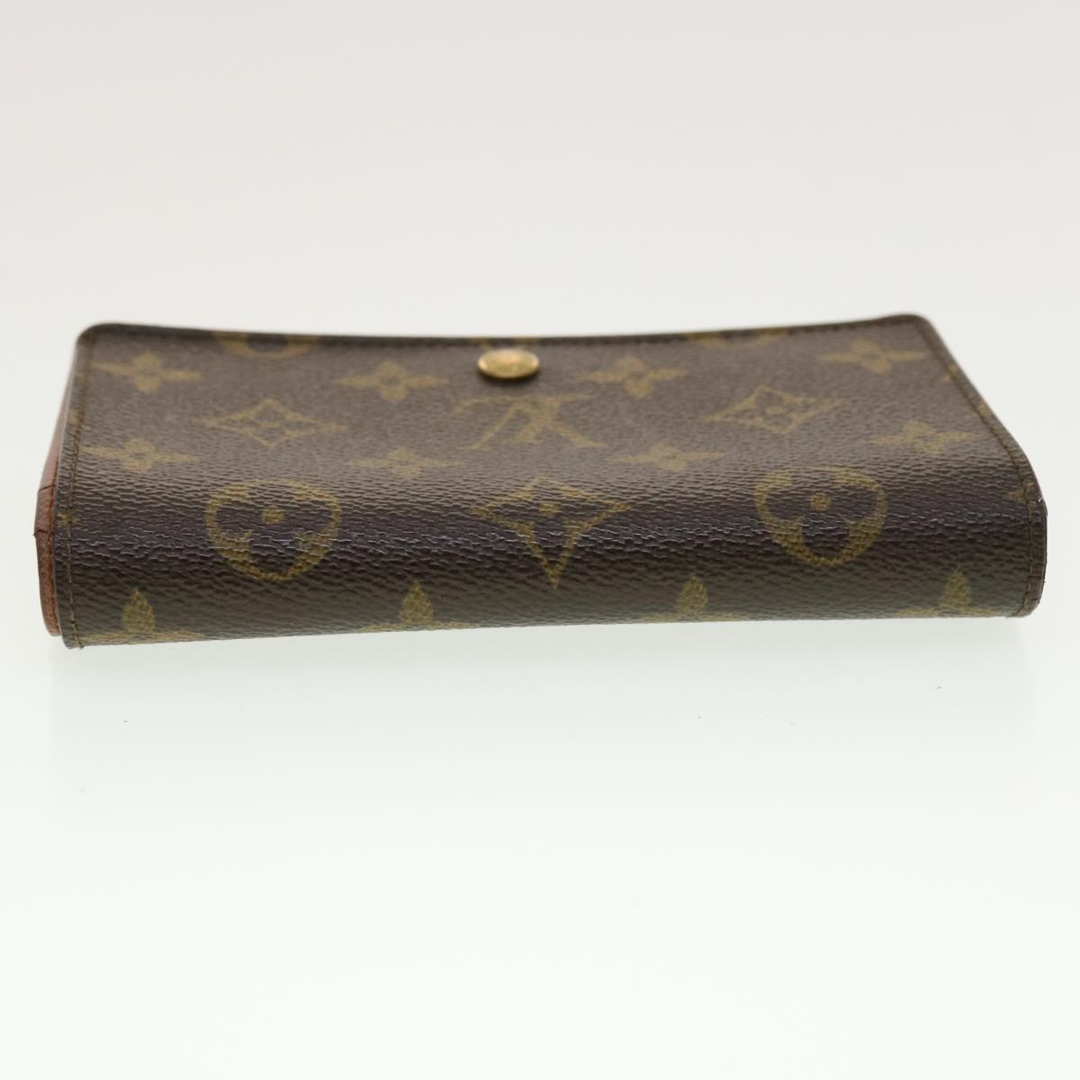 LOUIS VUITTON Monogram Porte Monnaie Billets Tresor Wallet M61730 Auth yk6921