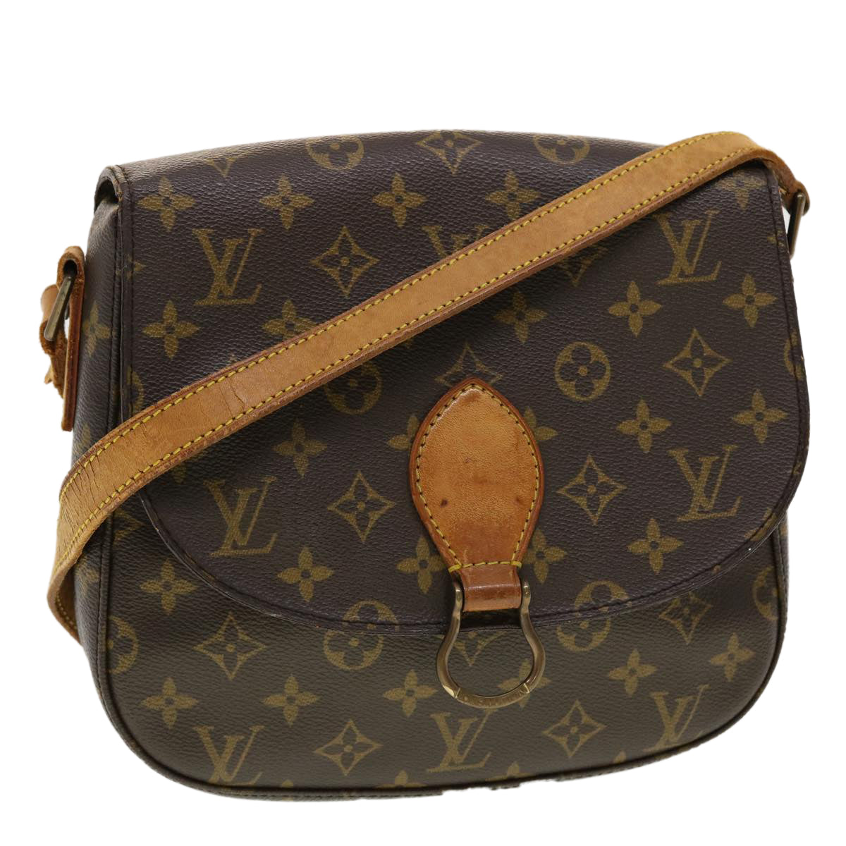 LOUIS VUITTON Monogram Saint Cloud GM Shoulder Bag M51242 LV Auth yk6931