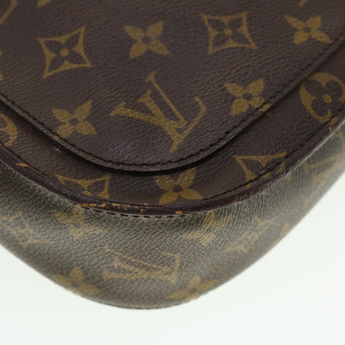 LOUIS VUITTON Monogram Saint Cloud GM Shoulder Bag M51242 LV Auth yk6931