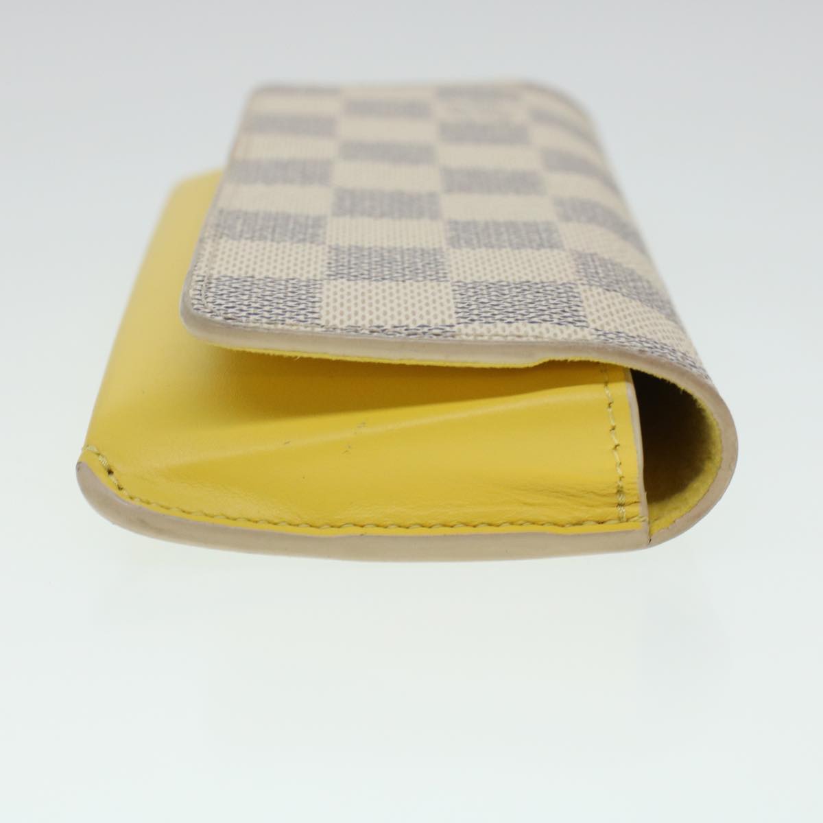 LOUIS VUITTON Damier Azur Etui Lunette Woody Glasses Case GI0388 LV Auth yk6958