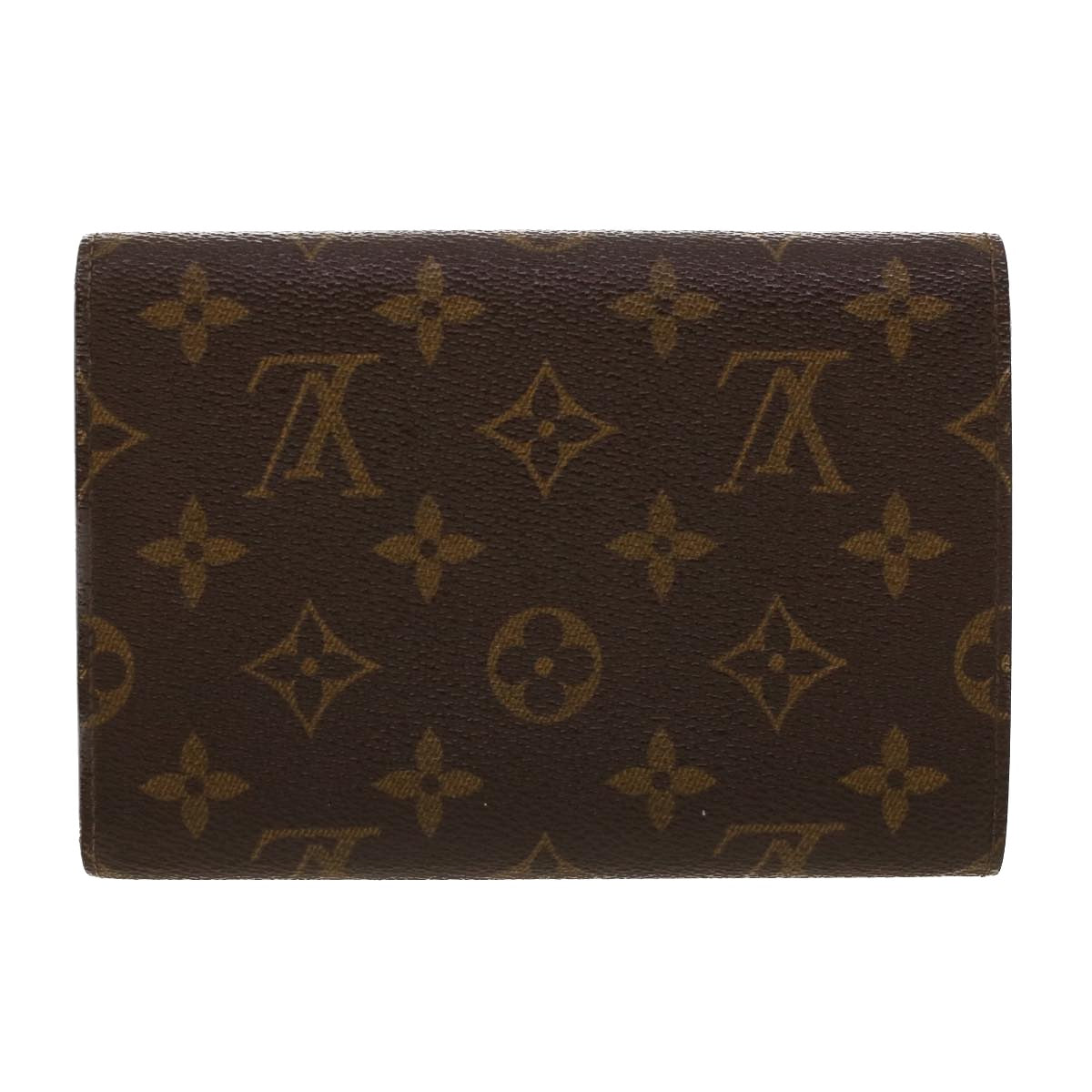 LOUIS VUITTON Monogram Porte Tresor Etui chequier Wallet M61200 LV Auth yk6974 - 0