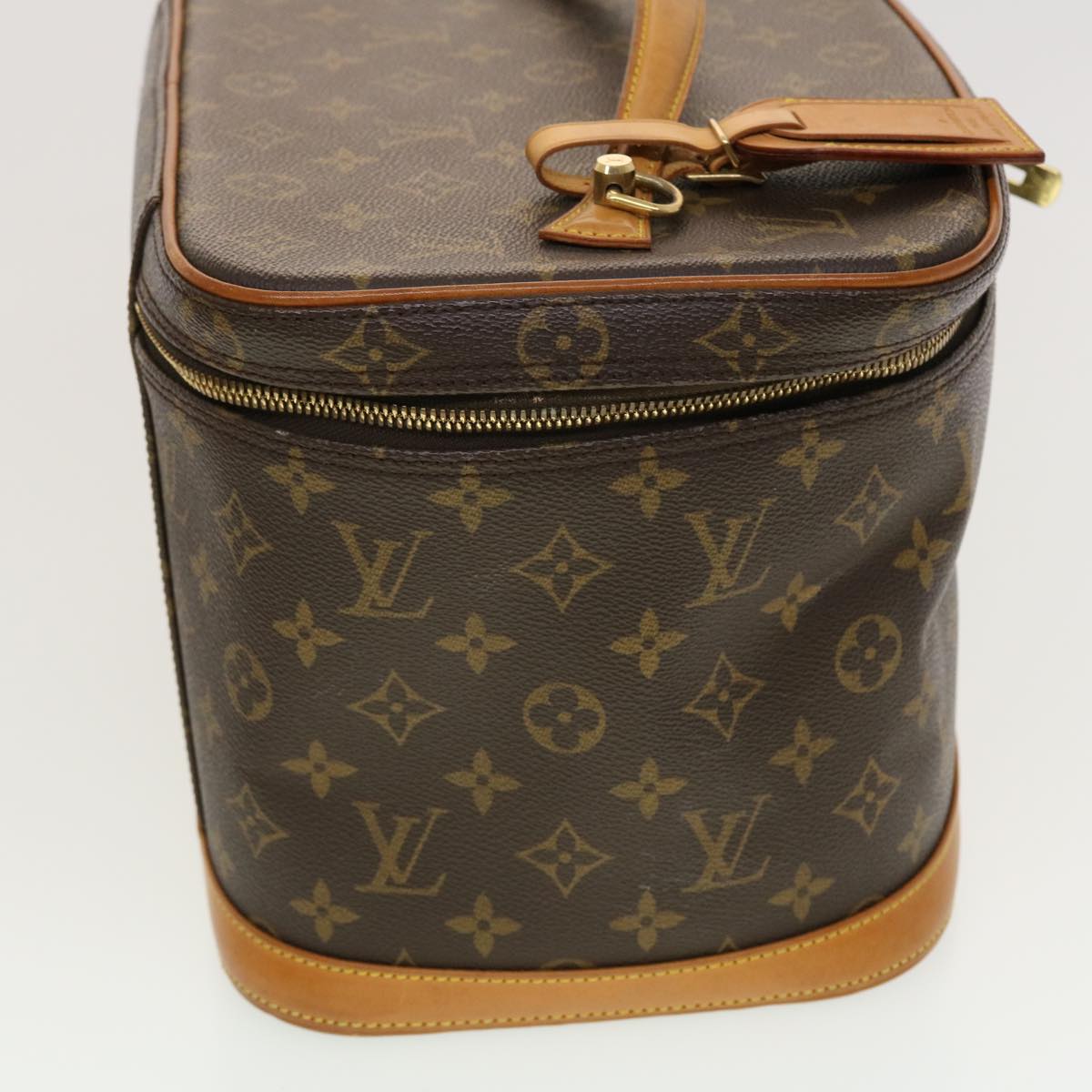 LOUIS VUITTON Monogram Nice Hand Bag 2way M47280 LV Auth yk7060B