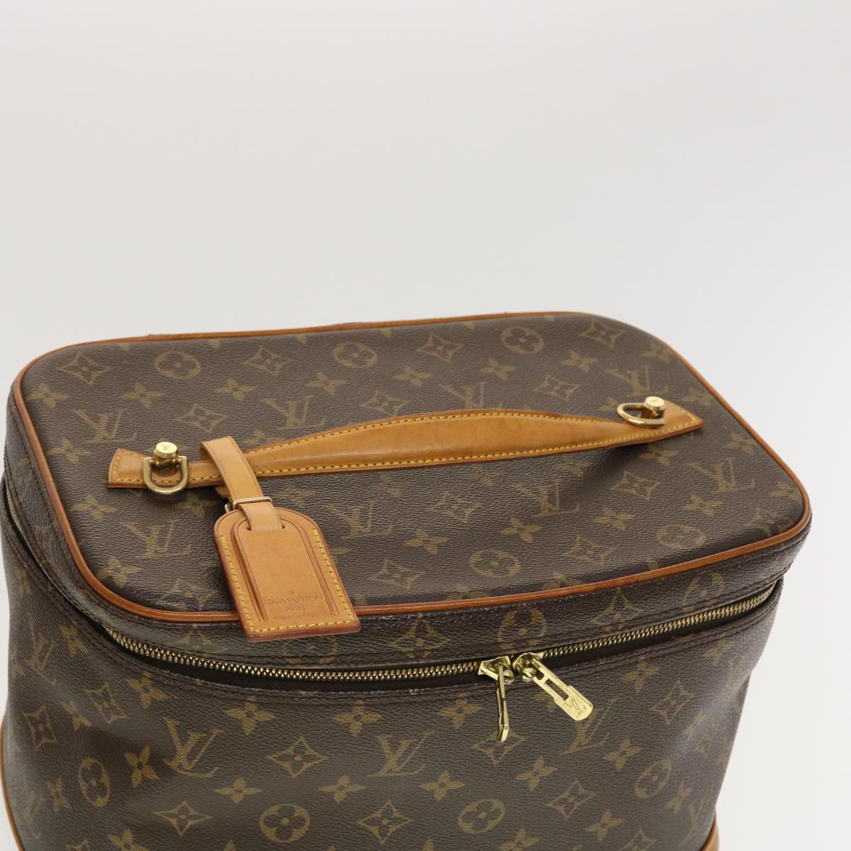 LOUIS VUITTON Monogram Nice Hand Bag 2way M47280 LV Auth yk7060B