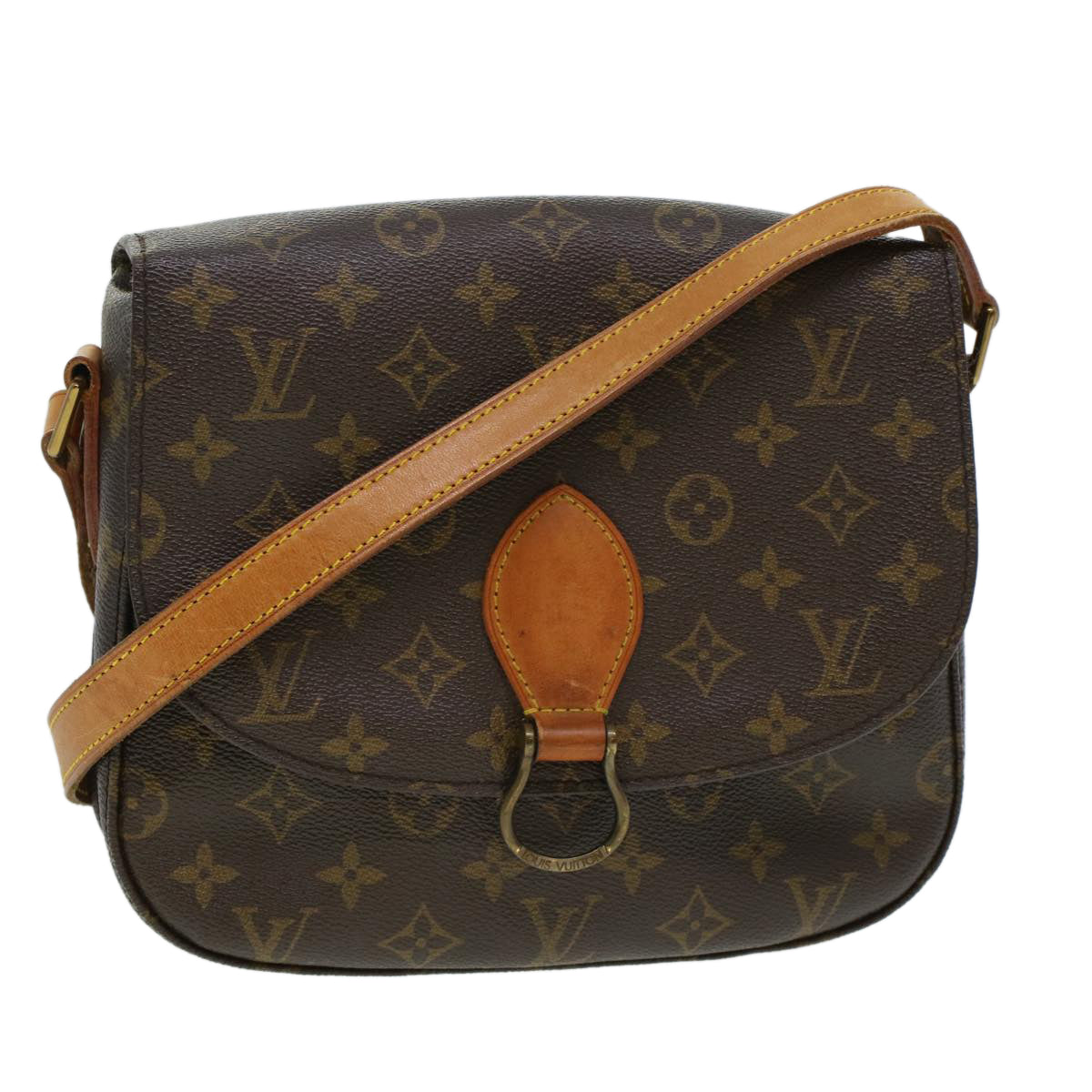 LOUIS VUITTON Monogram Saint Cloud GM Shoulder Bag M51242 LV Auth yk7125