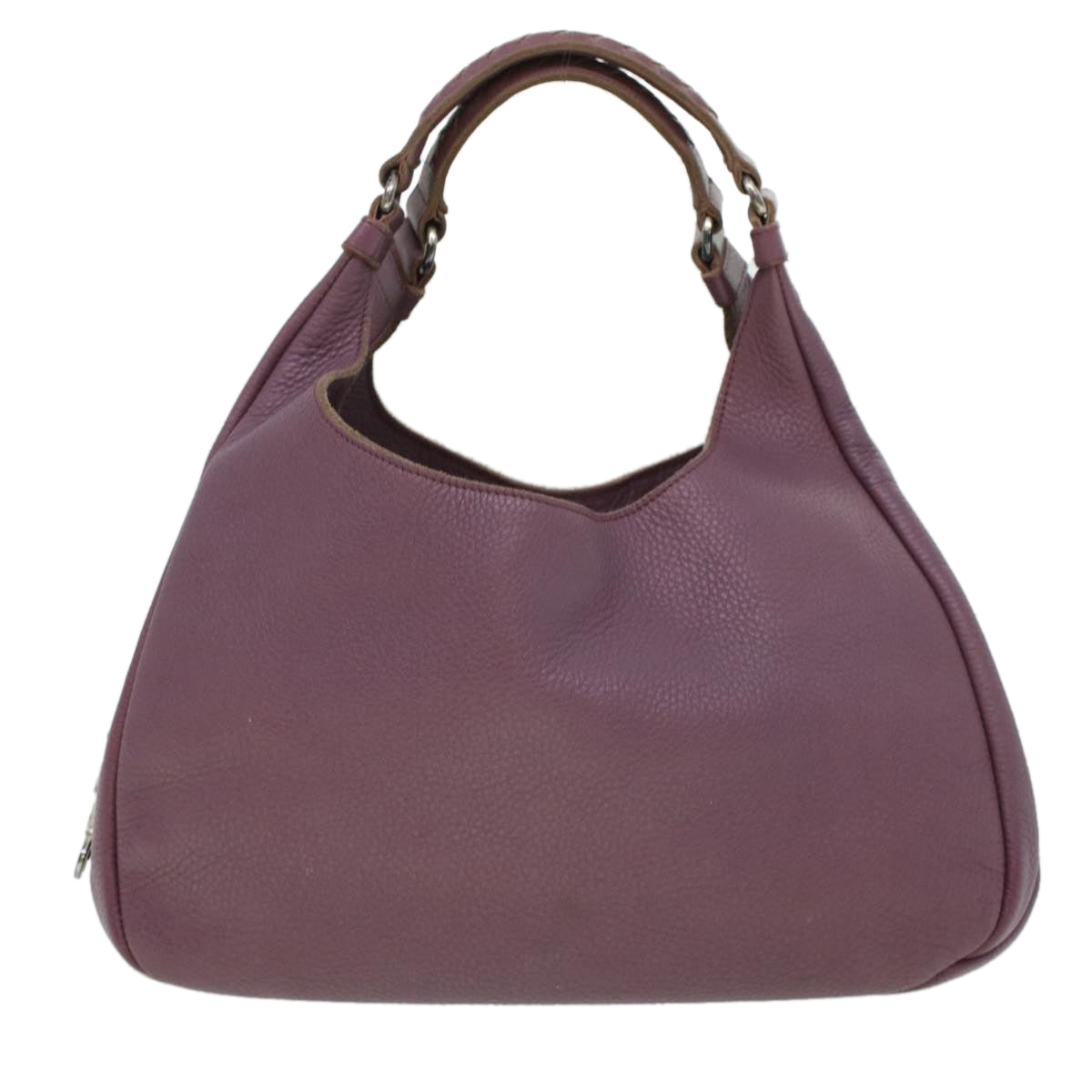 BOTTEGAVENETA Shoulder Bag Leather Purple 125787 Auth yk7225 - 0