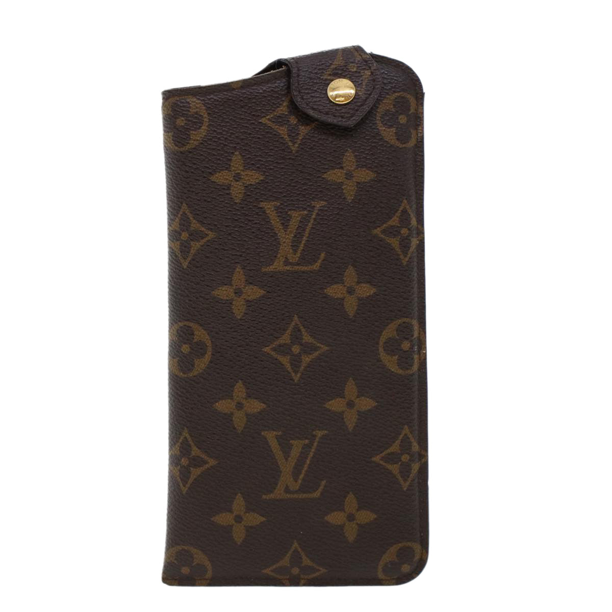 LOUIS VUITTON Monogram Etui Lunette MM Glasses Case M66544 LV Auth yk7266