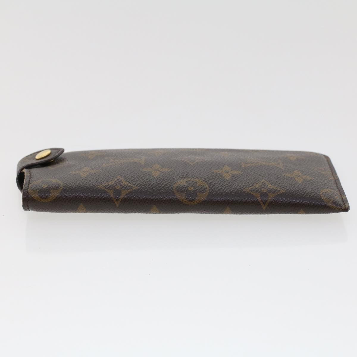 LOUIS VUITTON Monogram Etui Lunette MM Glasses Case M66544 LV Auth yk7266