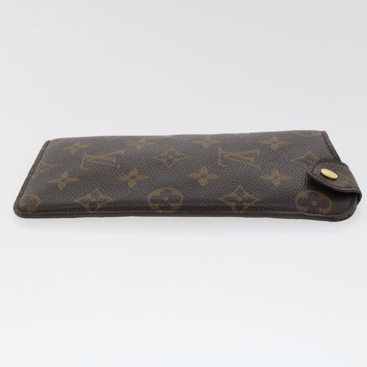 LOUIS VUITTON Monogram Etui Lunette MM Glasses Case M66544 LV Auth yk7266