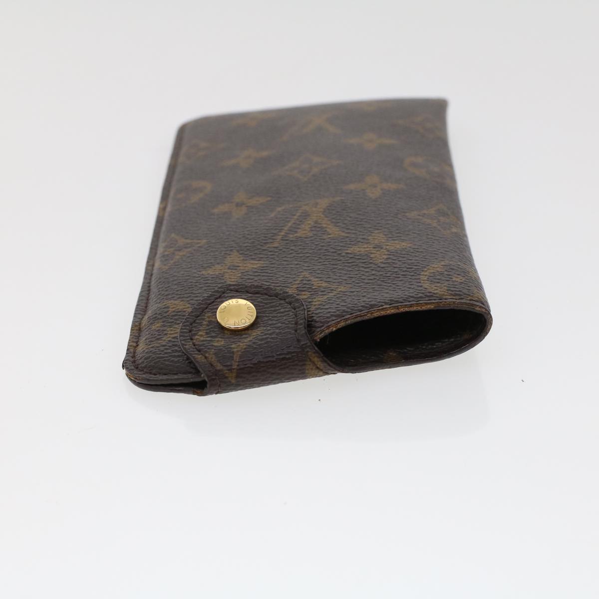 LOUIS VUITTON Monogram Etui Lunette MM Glasses Case M66544 LV Auth yk7266