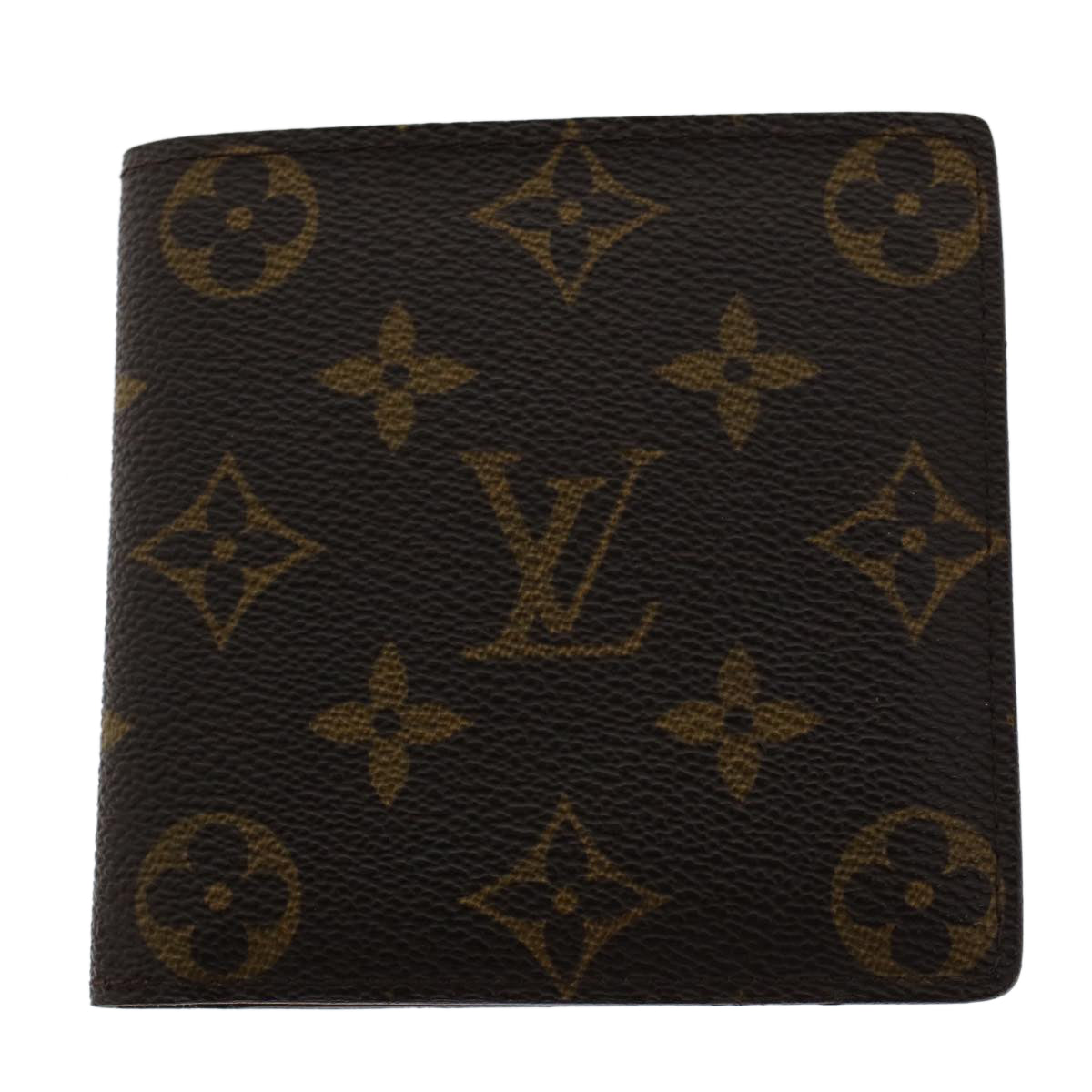 LOUIS VUITTON Monogram Portefeuille Marco Bifold Wallet M61675 LV Auth yk7284