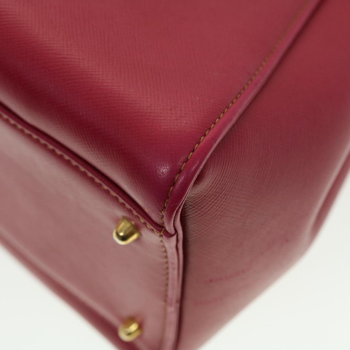 VALENTINO Shoulder Bag Leather Pink Auth yk7326