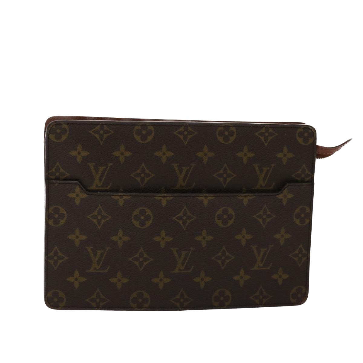 LOUIS VUITTON Monogram Pochette Homme Clutch Bag M51795 LV Auth yk7377B