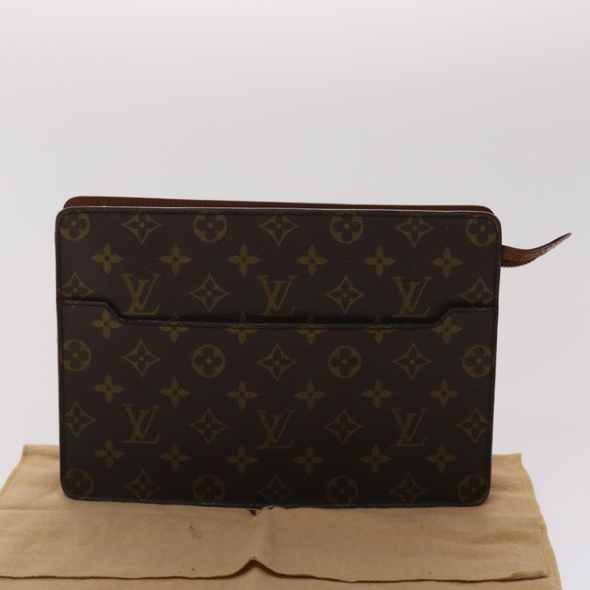 LOUIS VUITTON Monogram Pochette Homme Clutch Bag M51795 LV Auth yk7377B