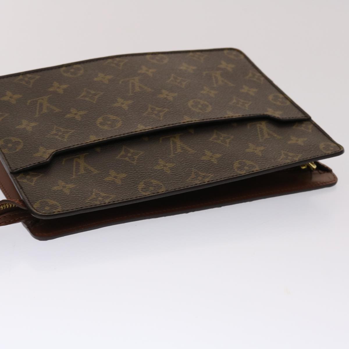 LOUIS VUITTON Monogram Pochette Homme Clutch Bag M51795 LV Auth yk7377B