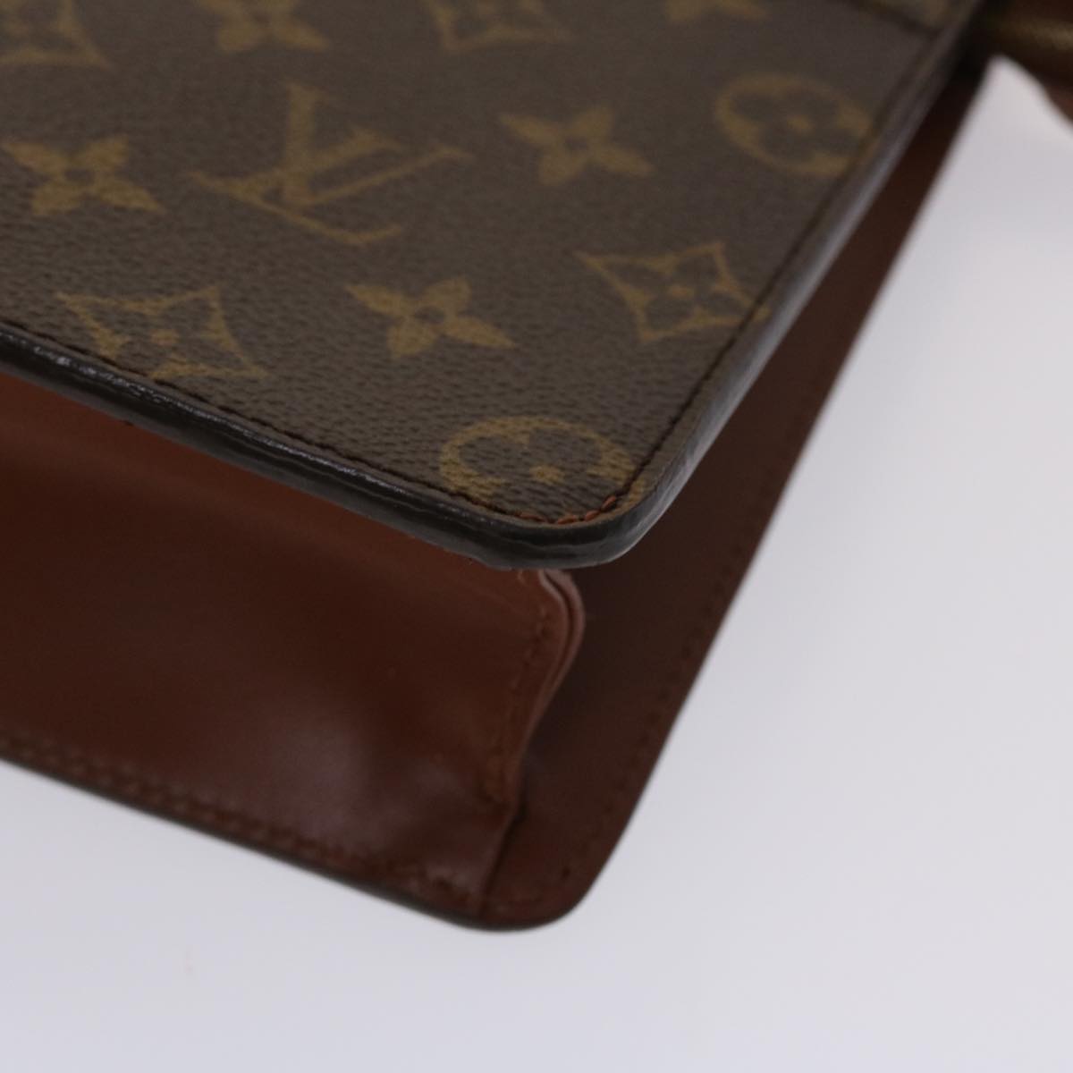 LOUIS VUITTON Monogram Pochette Homme Clutch Bag M51795 LV Auth yk7377B