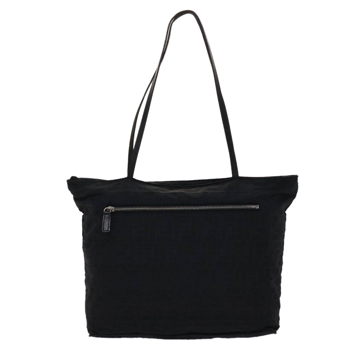 FENDI Zucca Canvas Tote Bag Black Auth yk7411 - 0