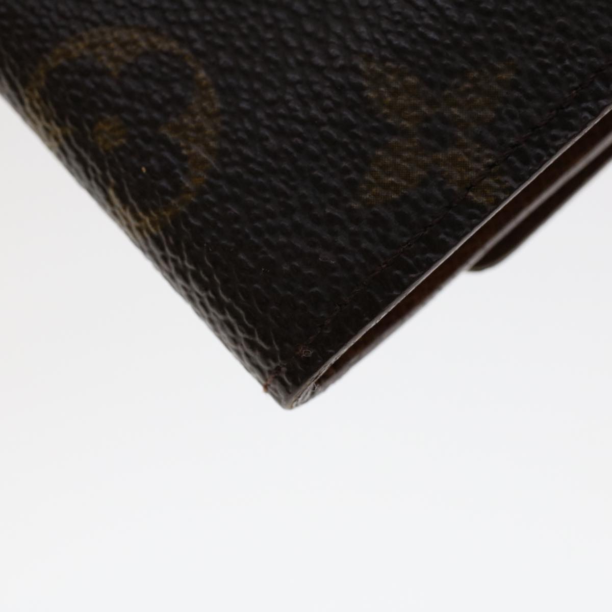 LOUIS VUITTON Monogram Porte Monnaie Zip Long Wallet M61727 LV Auth yk7413