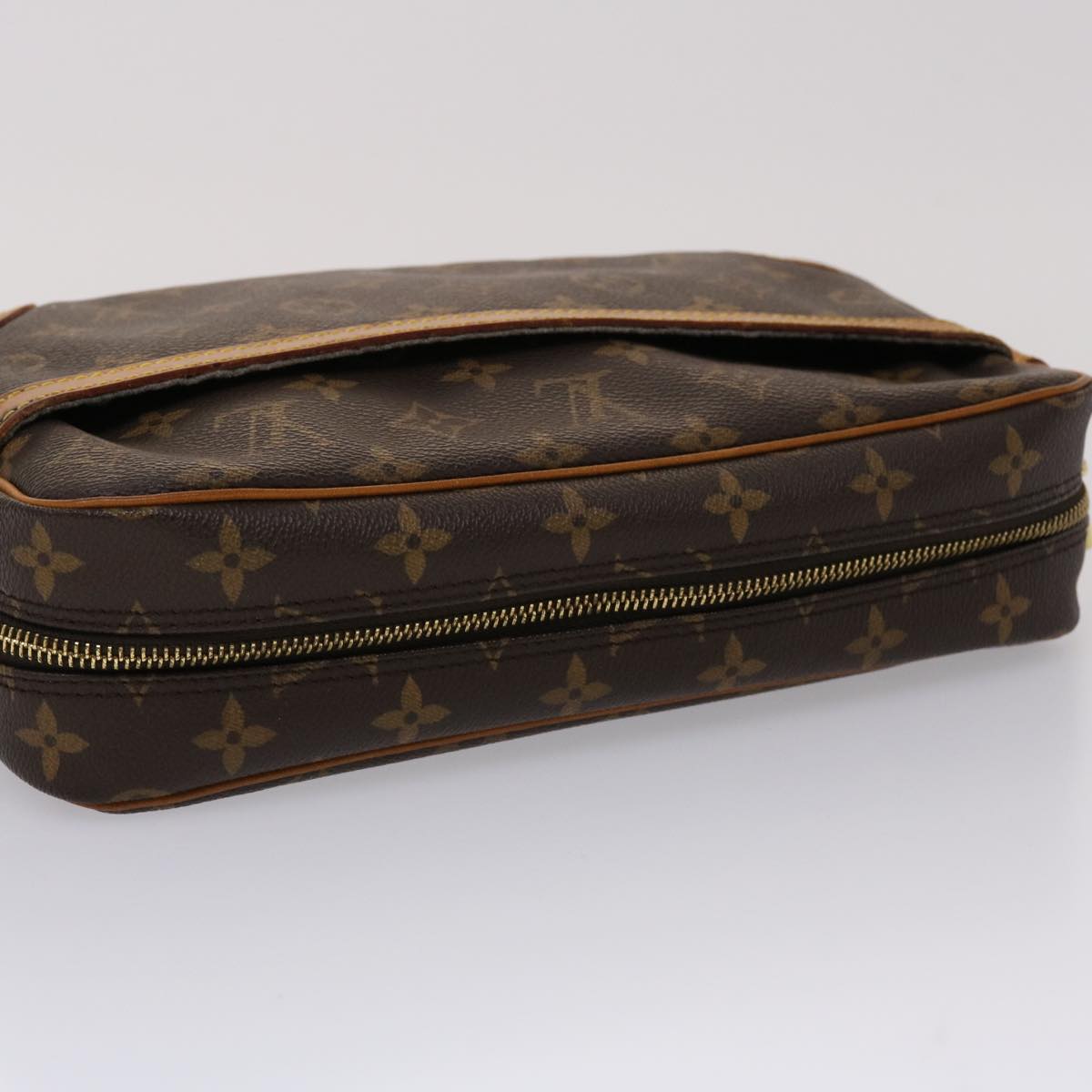 LOUIS VUITTON Monogram Compiegne 28 Clutch Bag M51845 LV Auth yk7465