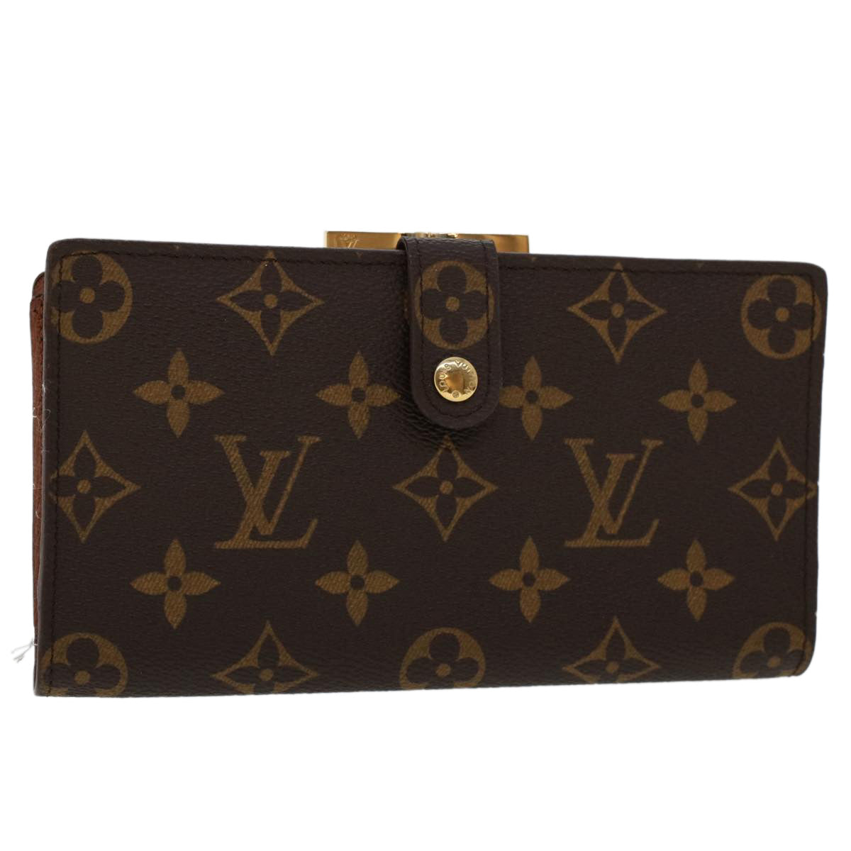 LOUIS VUITTON Monogram Continental Wallet North America T61217 LV Auth yk7469