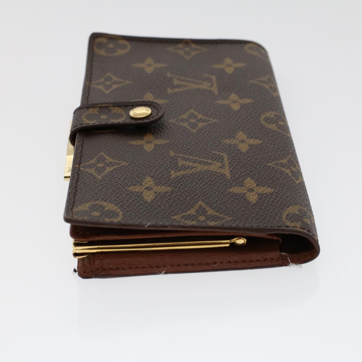 LOUIS VUITTON Monogram Continental Wallet North America T61217 LV Auth yk7469