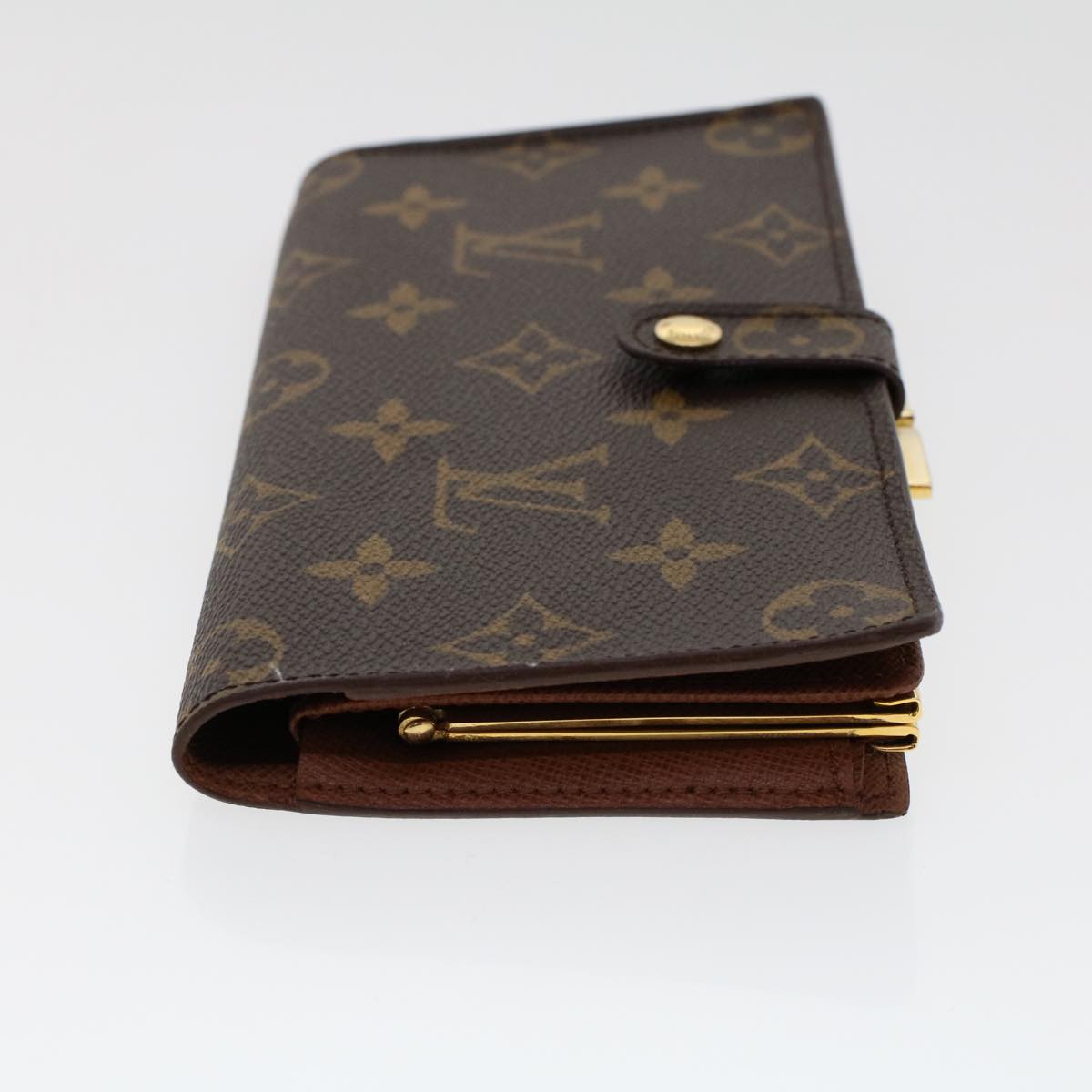 LOUIS VUITTON Monogram Continental Wallet North America T61217 LV Auth yk7469