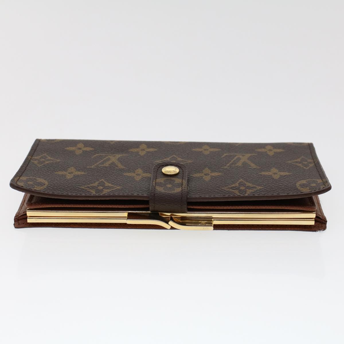 LOUIS VUITTON Monogram Continental Wallet North America T61217 LV Auth yk7469