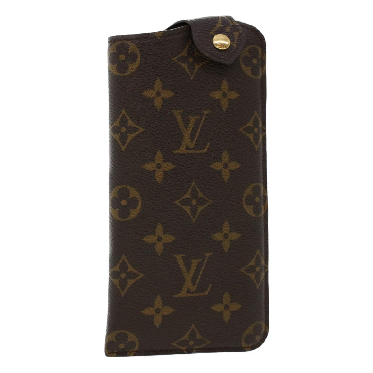 LOUIS VUITTON Monogram Etui Lunette MM Glasses Case M66544 LV Auth yk7470