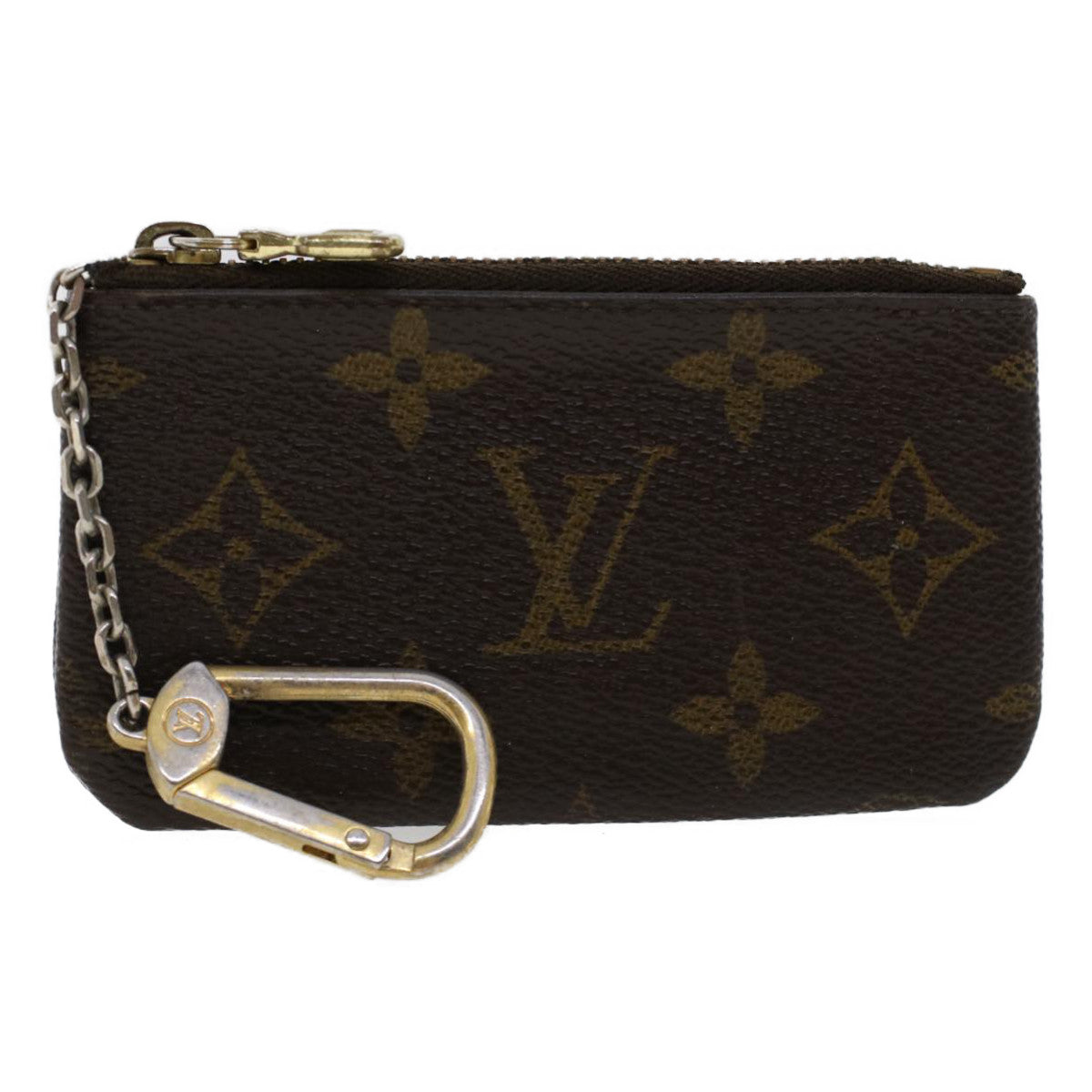 LOUIS VUITTON Monogram Pochette Cles Coin Purse M62650 LV Auth yk7484