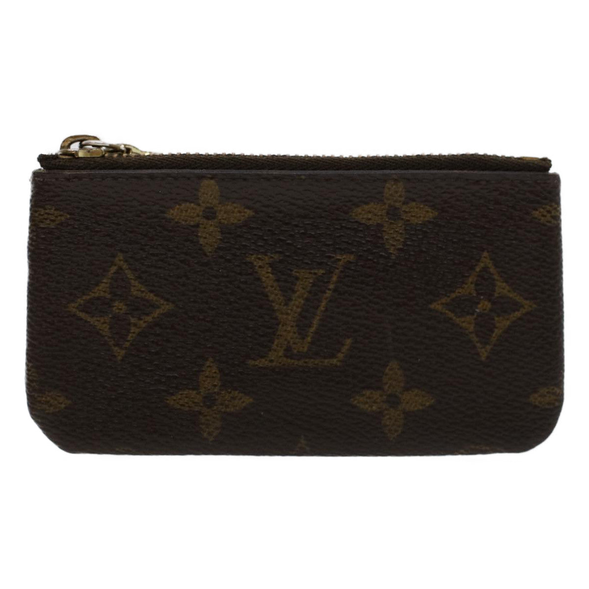 LOUIS VUITTON Monogram Pochette Cles Coin Purse M62650 LV Auth yk7484