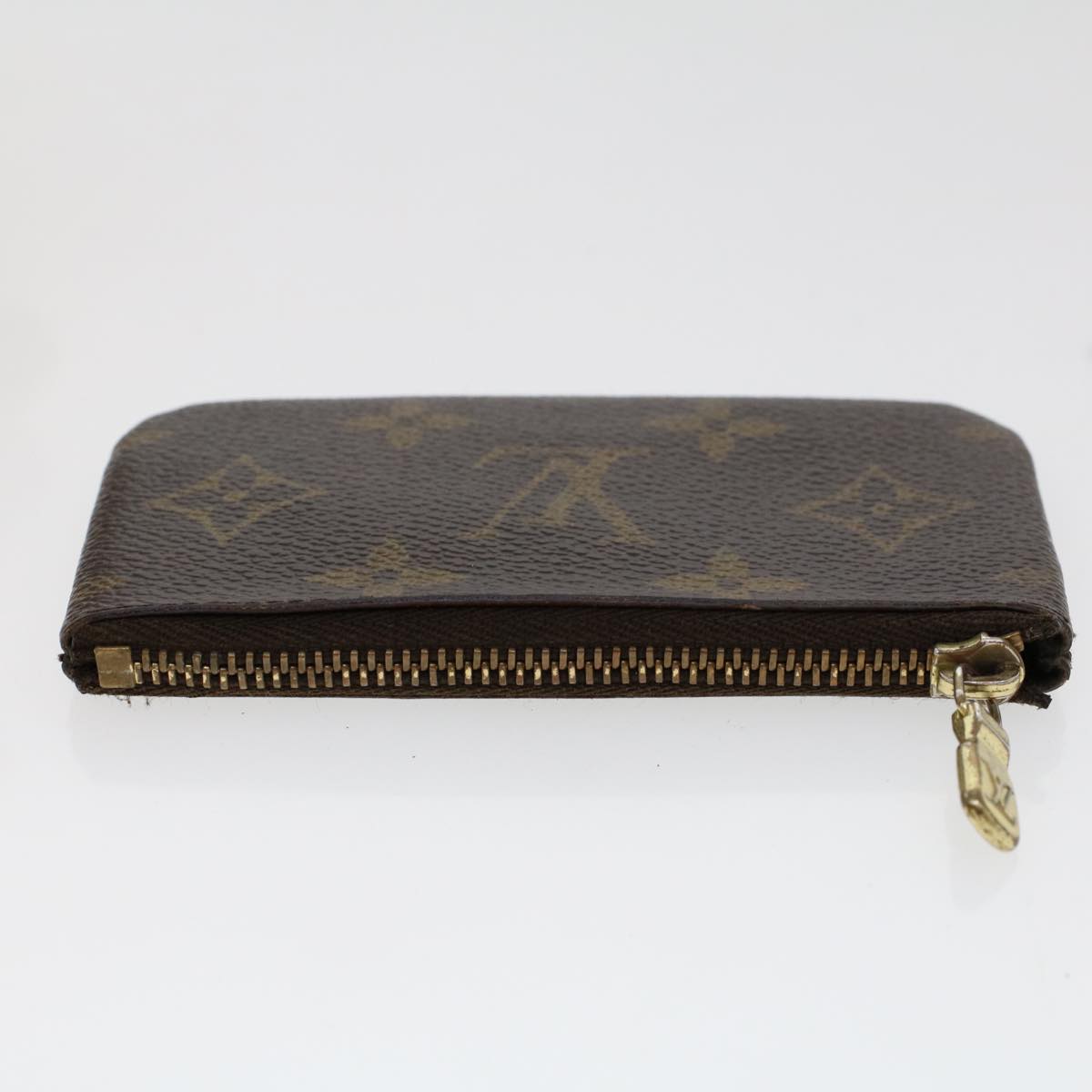 LOUIS VUITTON Monogram Pochette Cles Coin Purse M62650 LV Auth yk7484