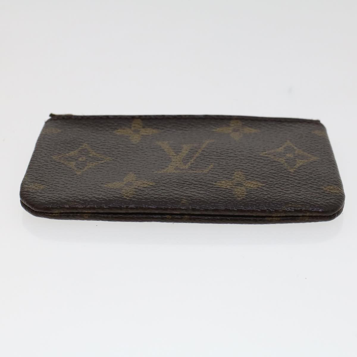 LOUIS VUITTON Monogram Pochette Cles Coin Purse M62650 LV Auth yk7484