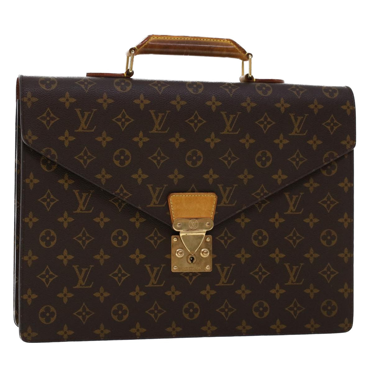 LOUIS VUITTON Monogram Serviette Conseiller Briefcase M53331 LV Auth yk7487