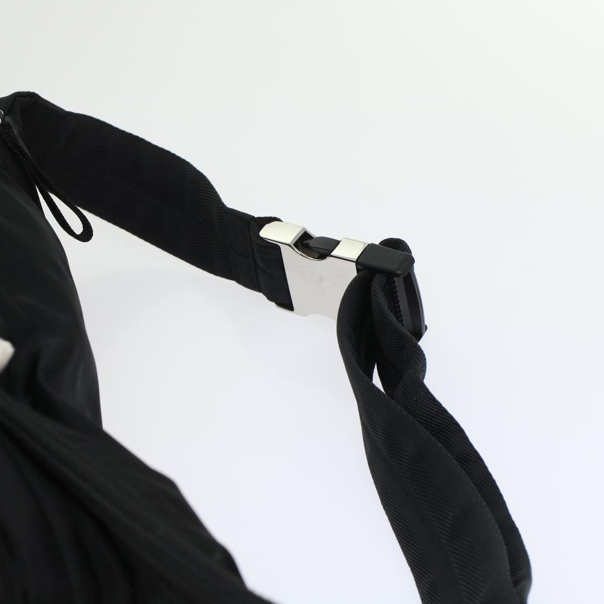 PRADA Body Bag Nylon Black 2VL005 Auth yk7495
