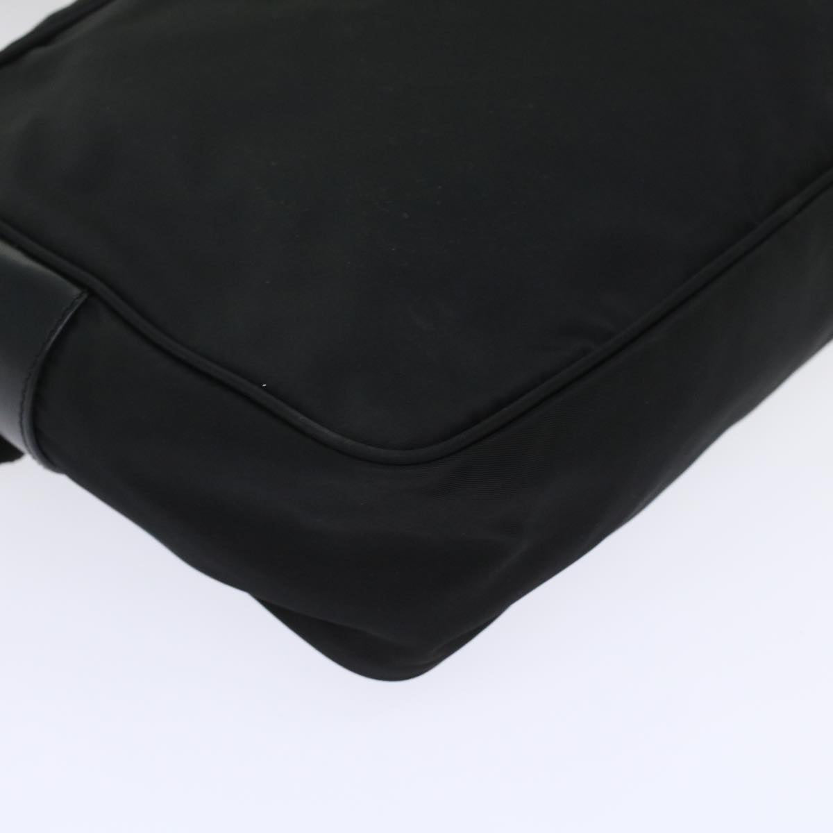 PRADA Shoulder Bag Nylon Black Auth yk7496