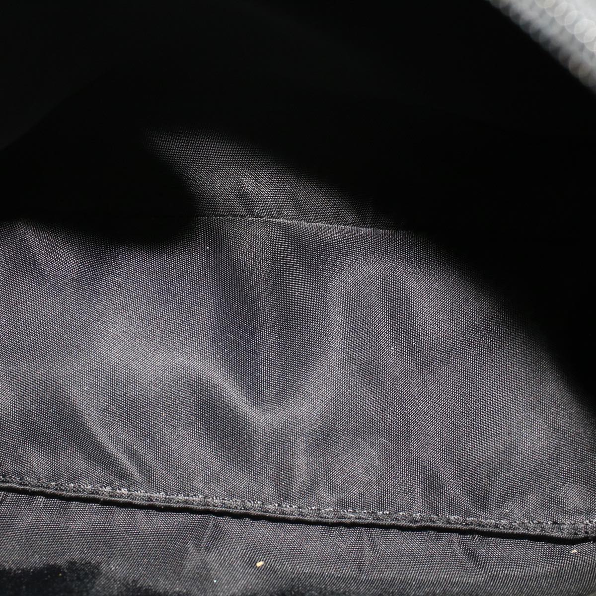 PRADA Hand Bag Nylon Black Auth yk7498