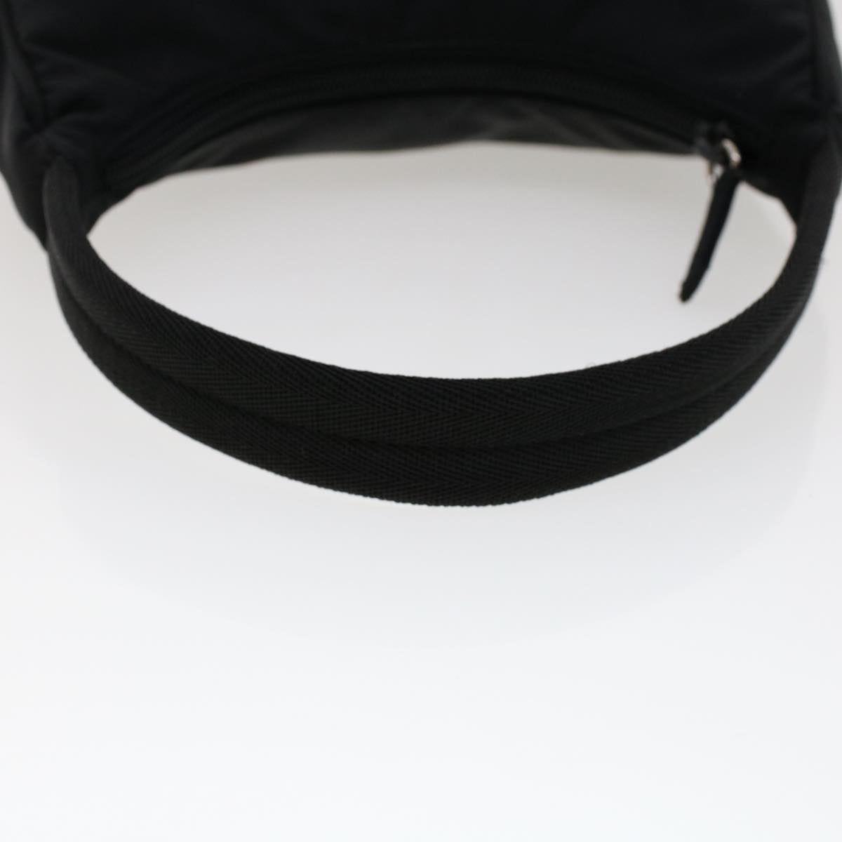PRADA Hand Bag Nylon Black Auth yk7498
