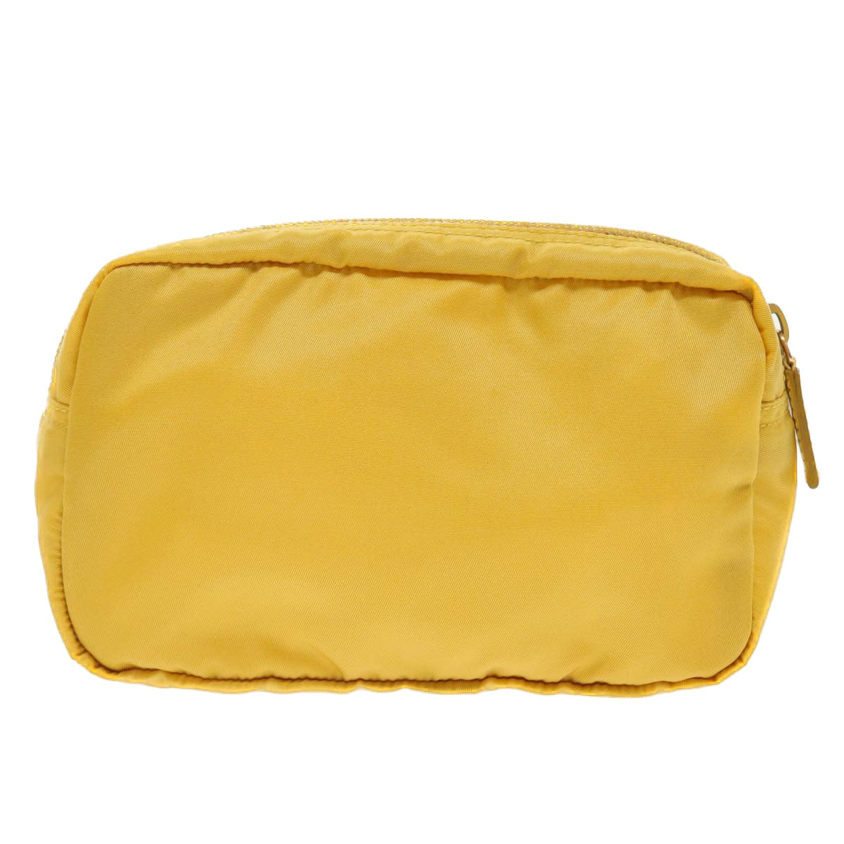 PRADA Pouch Nylon Yellow Auth yk7502 - 0