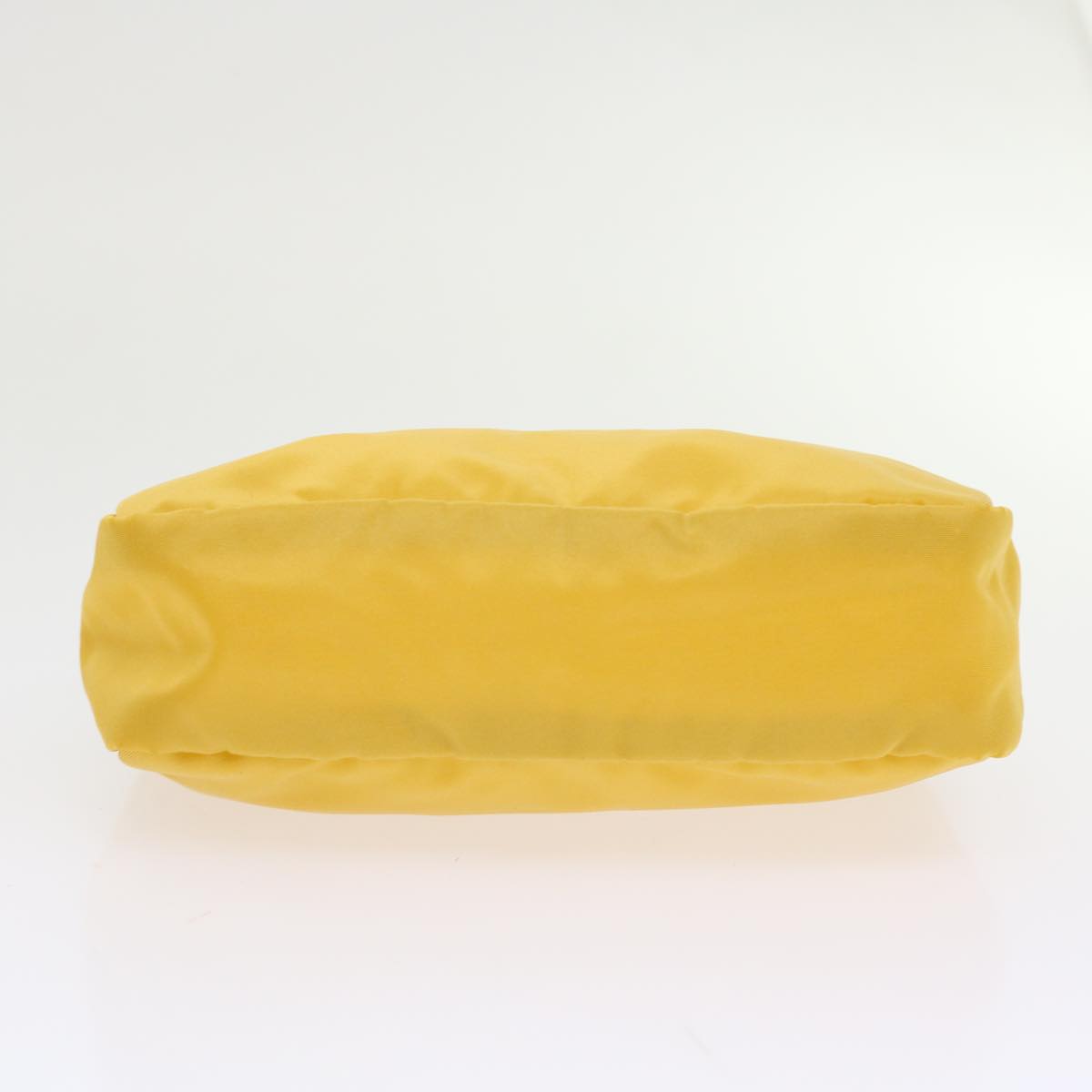 PRADA Pouch Nylon Yellow Auth yk7502
