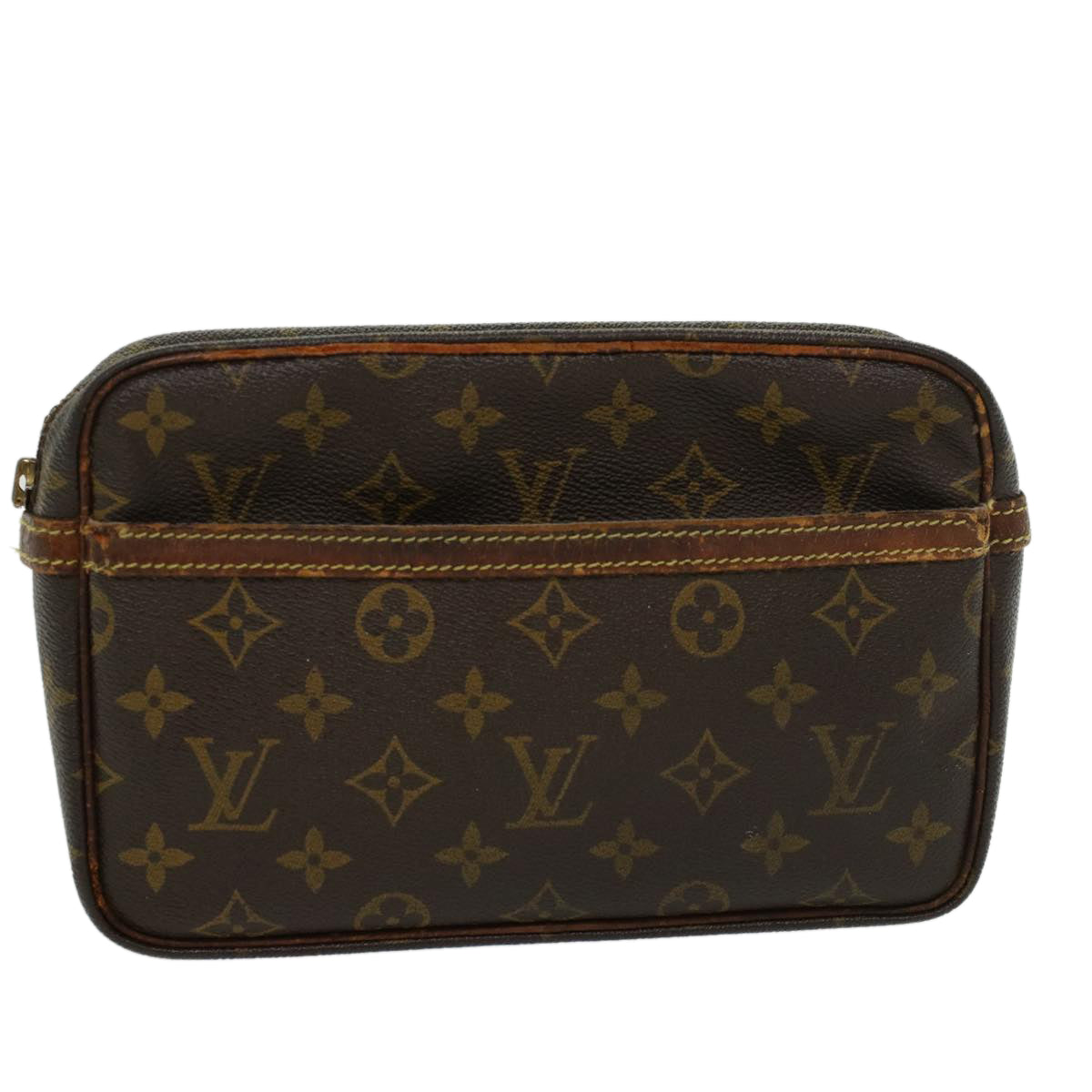 LOUIS VUITTON Monogram Compiegne 23 Clutch Bag M51847 LV Auth yk7531B