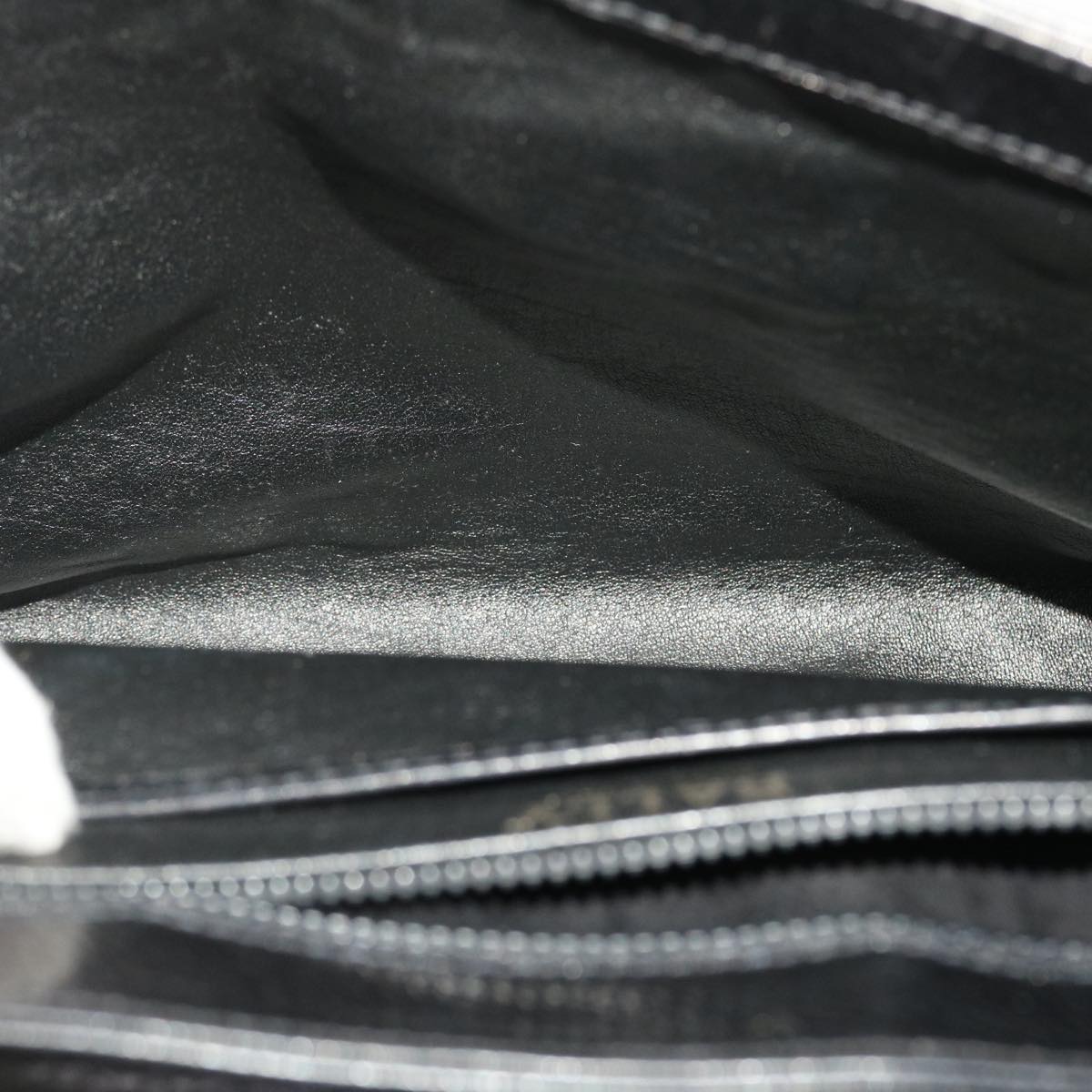 BALLY Hand Bag Leather Black Auth yk7569B