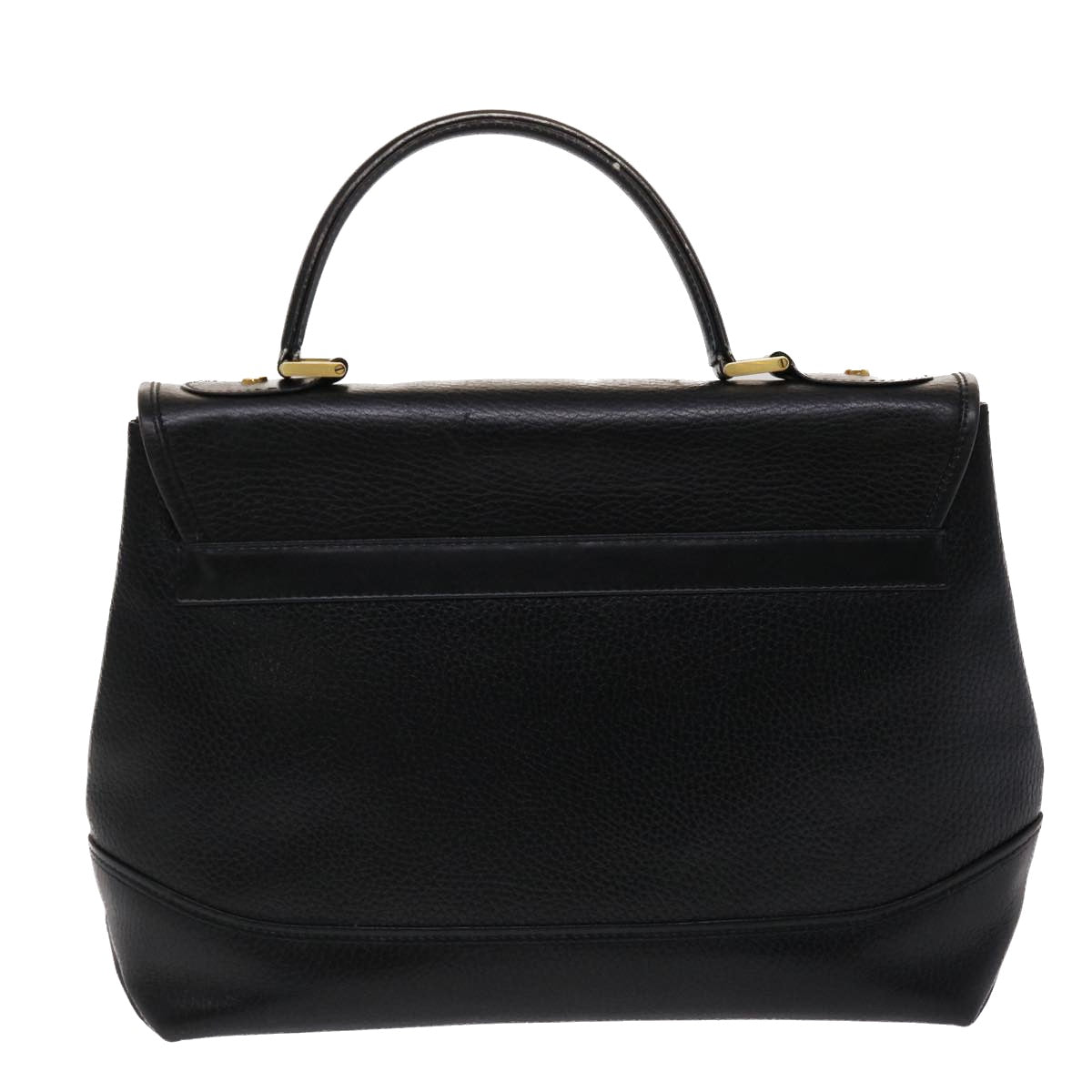 BALLY Hand Bag Leather Black Auth yk7569B - 0