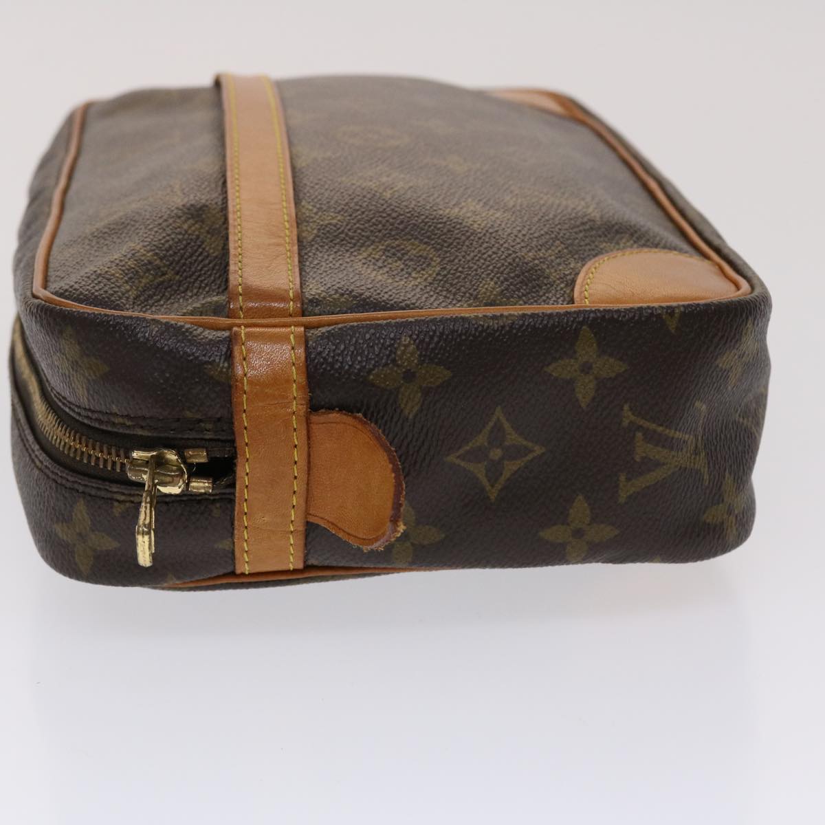 LOUIS VUITTON Monogram Compiegne 28 Clutch Bag M51845 LV Auth yk7579