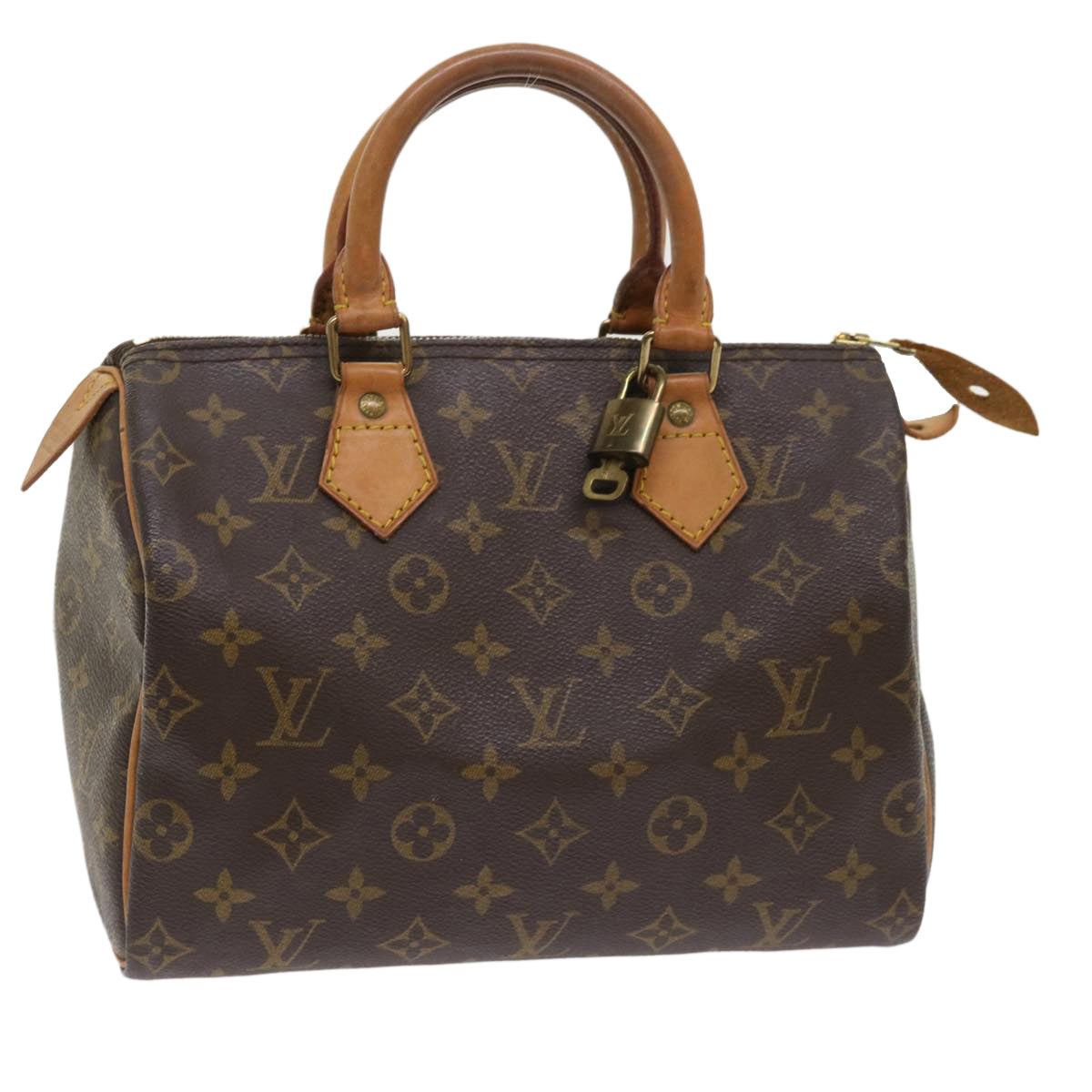 LOUIS VUITTON Monogram Speedy 25 Hand Bag M41528 LV Auth yk7597